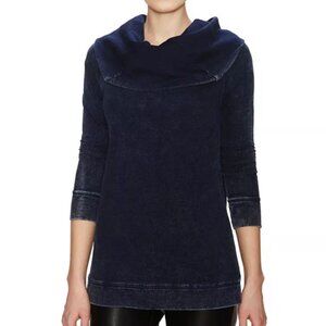 Firth denim blue Cowl neck Raglan Sleeve Pullover NWT M MRSP $70 GILT